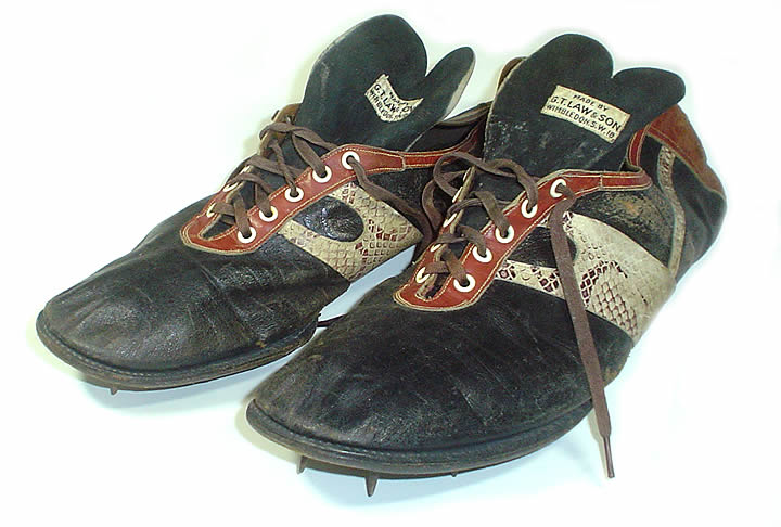 old fashioned running shoes
